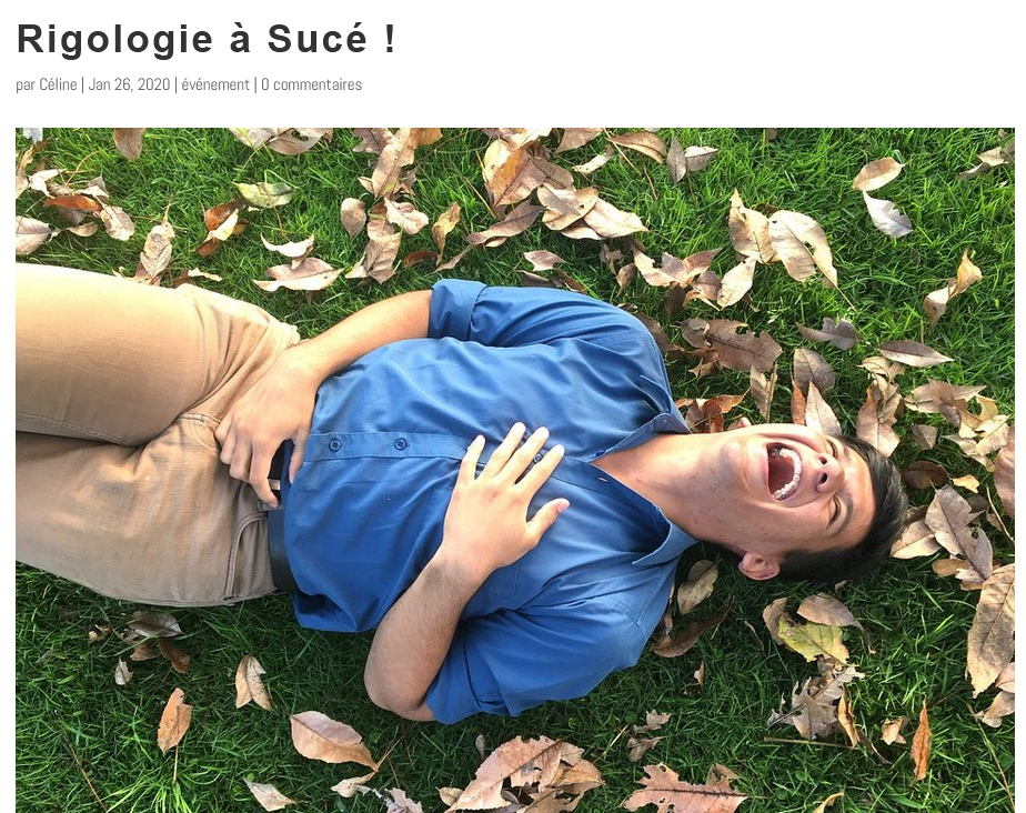 La rigologie à Sucé